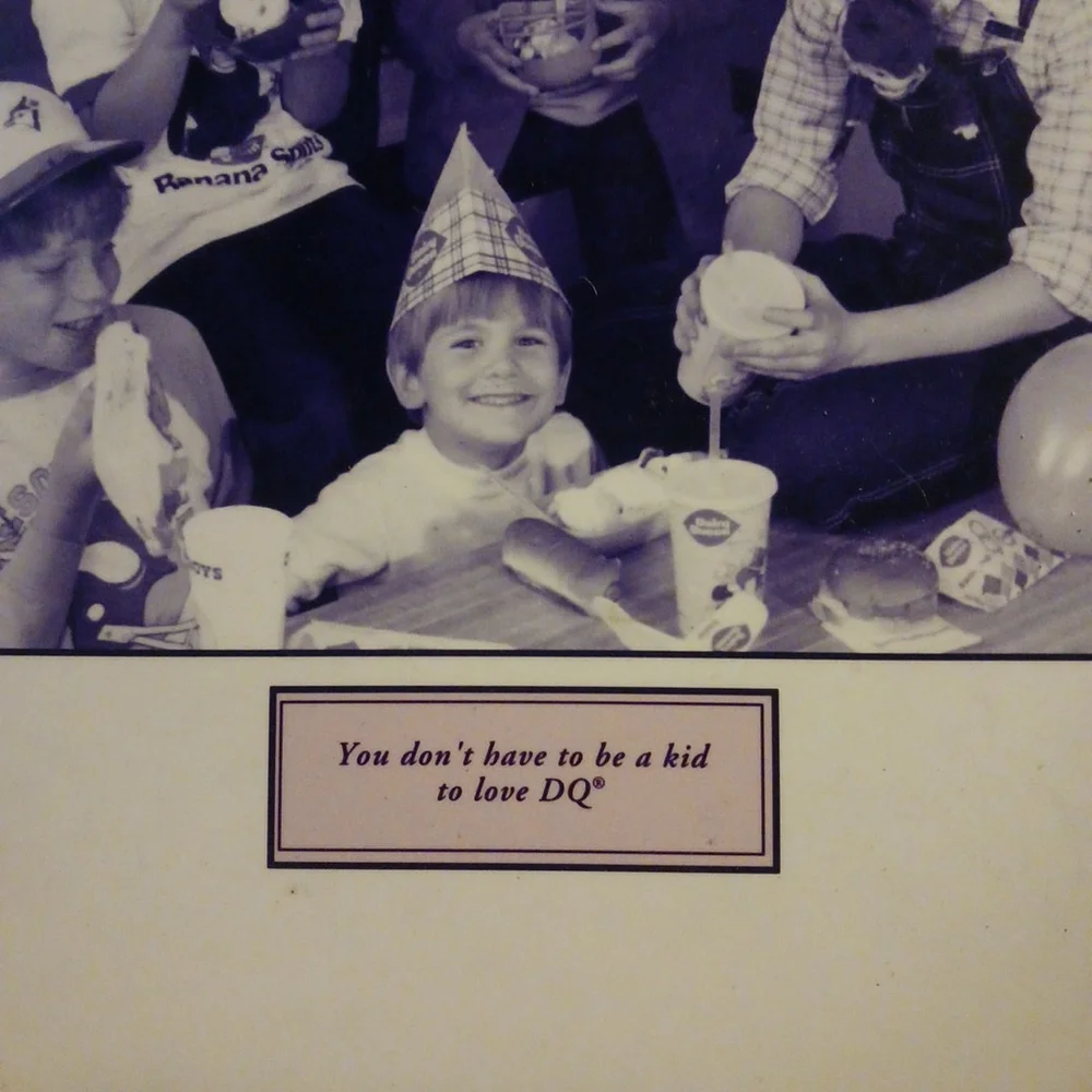 Vintage Dairy Queen Franchise Framed Picture